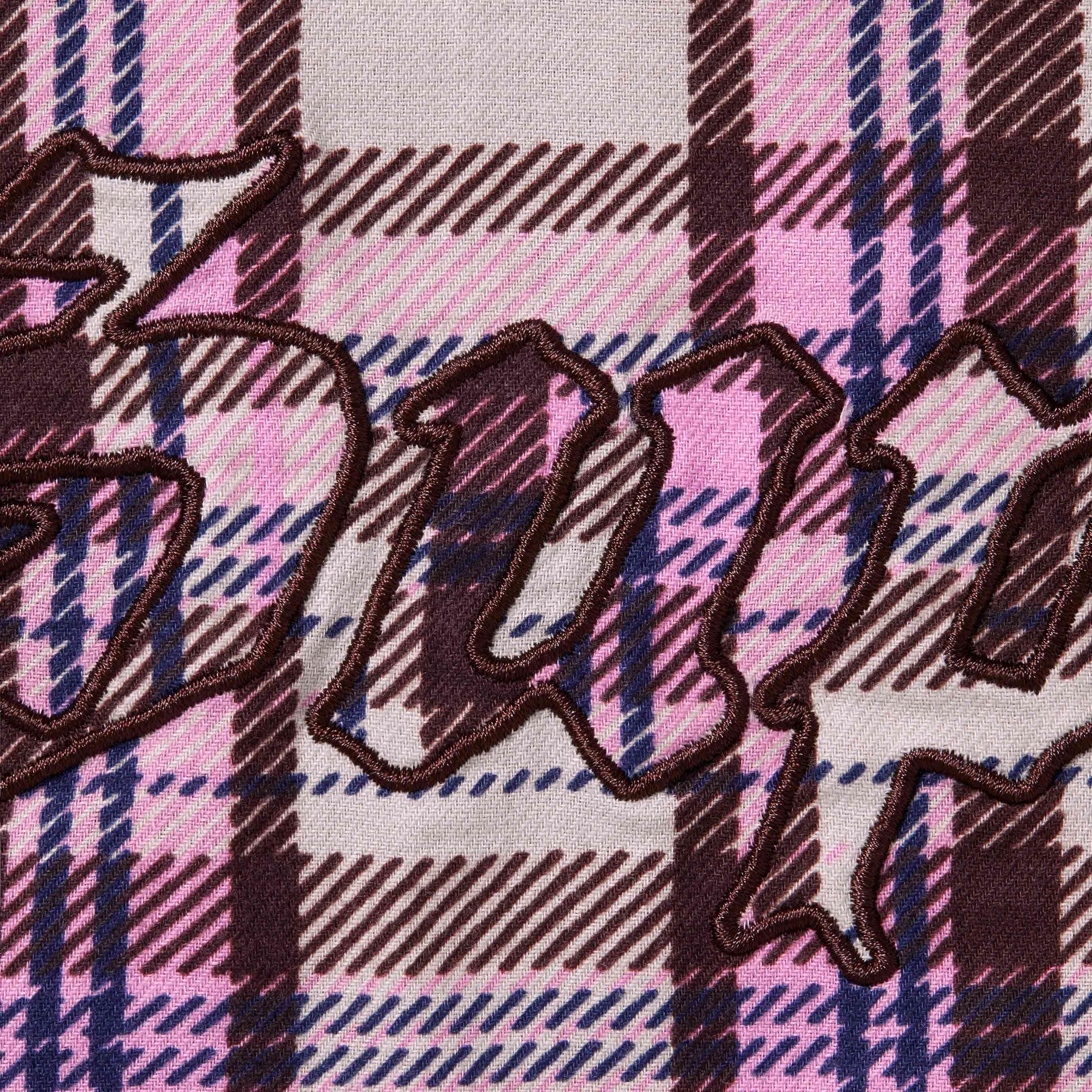 Printed Hooded Flannel Shirt view 12